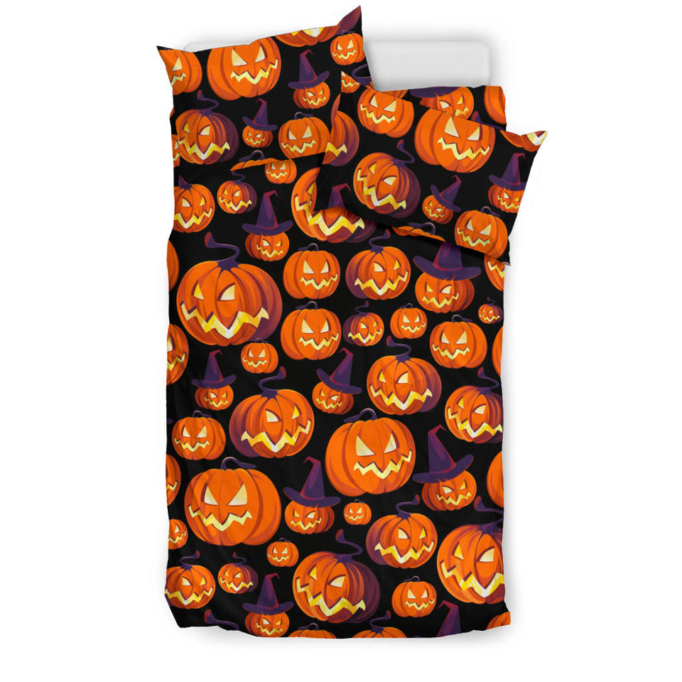 Halloween Pumpkin Pattern Bedding Set