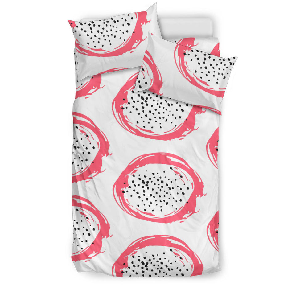 Hand Drawn Dragon Fruit Bedding Set