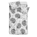 Hand Drawn French Fries Pattern Bedding Set