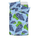 Watercolor Grape Pattern Bedding Set