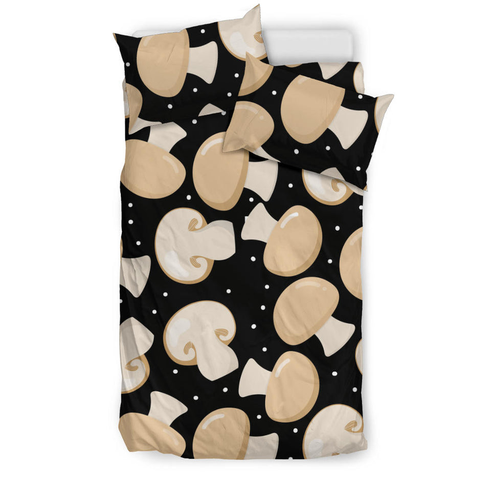 Champignon Mushroom Pattern Bedding Set