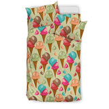 Colorful Ice Cream Pattern Bedding Set