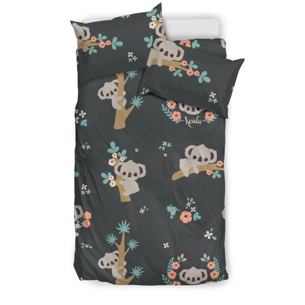 Cute Koala Pattern Bedding Set