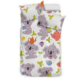 Cute Koalas Teapots Tea Bedding Set