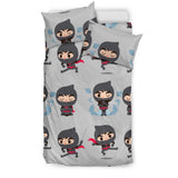 Cute Ninja Pattern Bedding Set