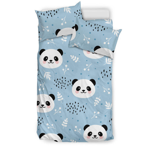 Cute Panda Pattern Bedding Set