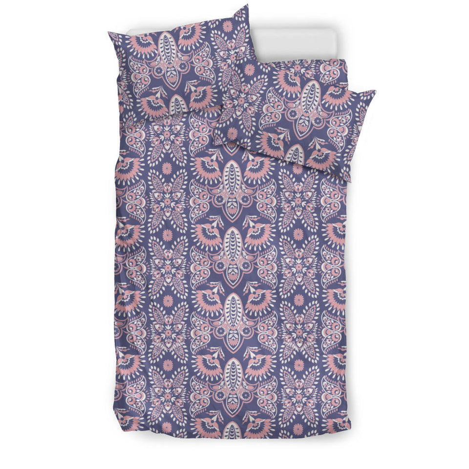 Indian Batik Style Pattern Bedding Set
