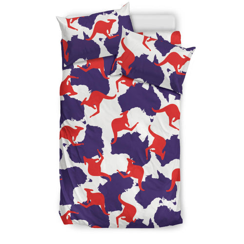 Kangaroo Australian Pattern Bedding Set