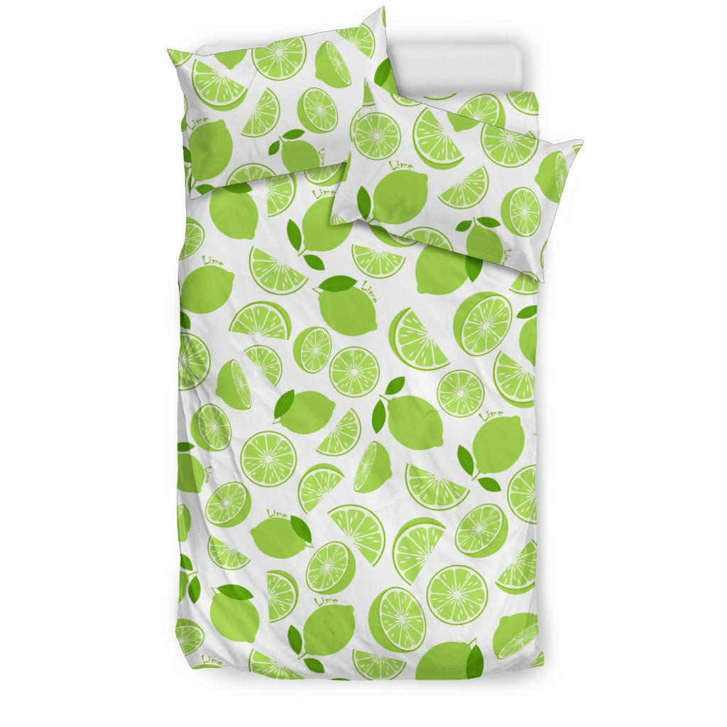 Lime Design Pattern Bedding Set