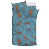 Sea Otters Pattern Bedding Set