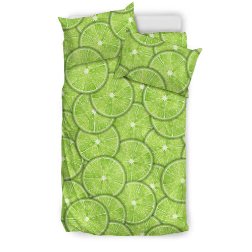 Slices Of Lime Pattern Bedding Set