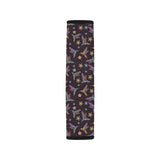 Hummingbird Pattern Print Design 04 Car Seat Belt Cover