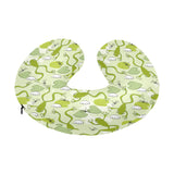 Cute frog dragonfly pattern U-Shaped Travel Neck Pillow