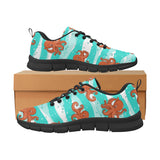 Octopuses sea wave background Women's Sneaker Shoes