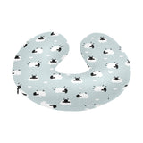 Sheep polka dot cloud pattern U-Shaped Travel Neck Pillow