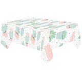 Pastel color cactus pattern Tablecloth