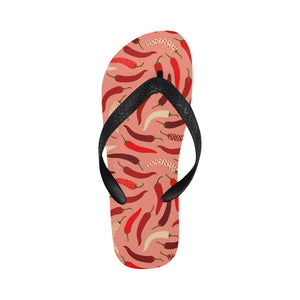 Beautiful Chili peppers pattern Unisex Flip Flops