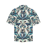 Japanese wave pattern Men's All Over Print Hawaiian Shirt