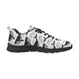 Black whale pattern Women's Sneaker Shoes