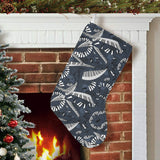 Piano Pattern Print Design 02 Christmas Stocking