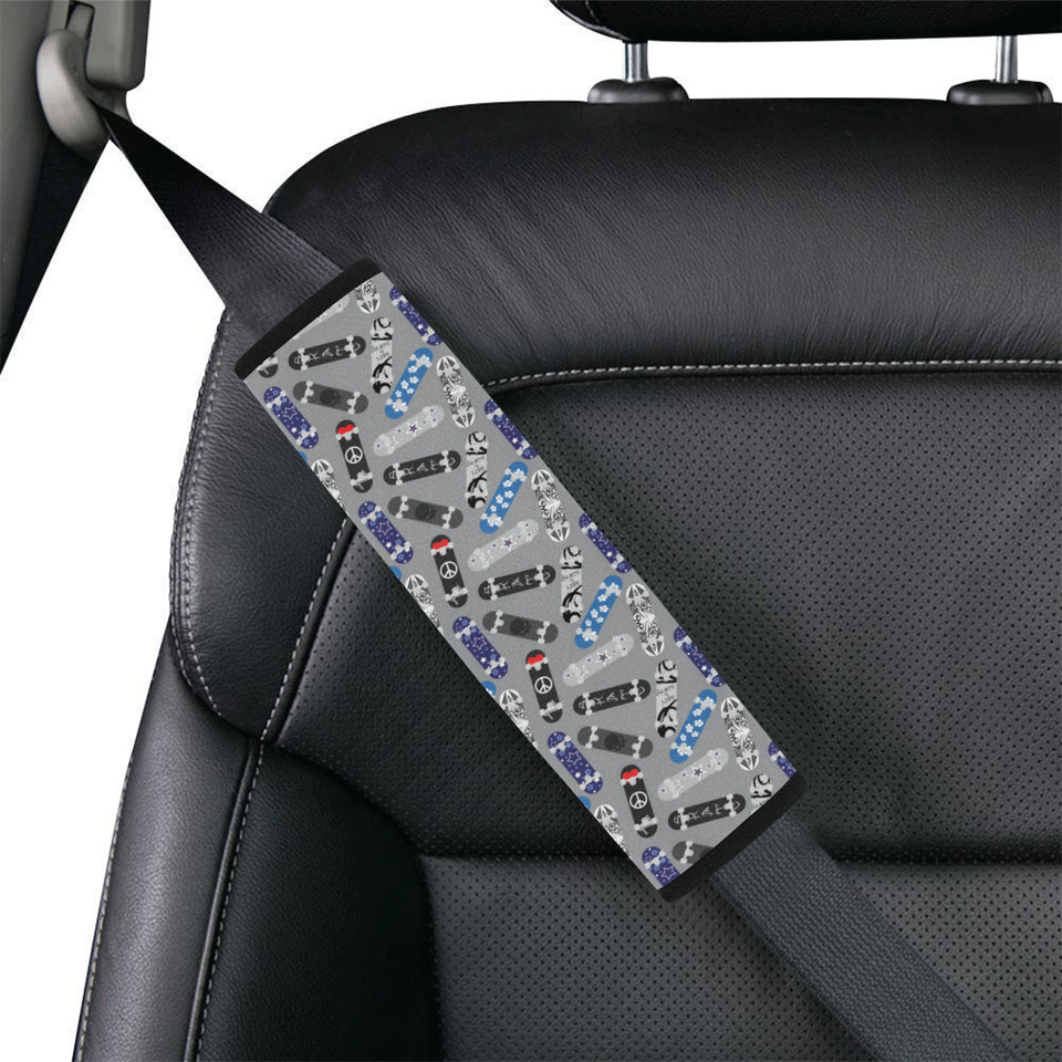 Skate Board Pattern Print Design 03 Car Seat Belt Cover