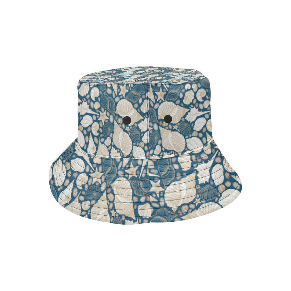 Sea turtle Polynesian Tribal design pattern Unisex Bucket Hat