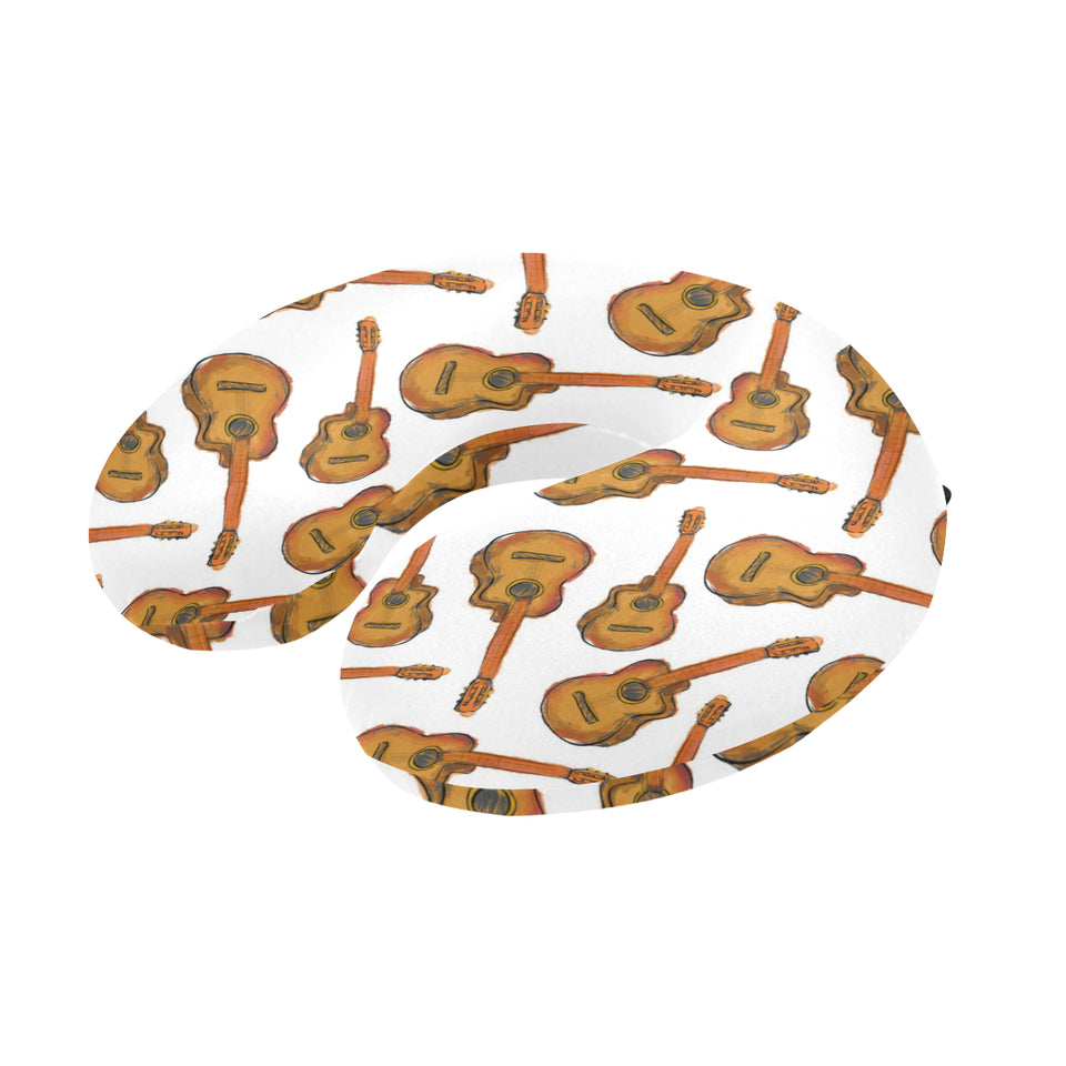 Paint Guitar Pattern U-Shaped Travel Neck Pillow