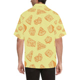 Cheese design pattern Men's All Over Print Hawaiian Shirt