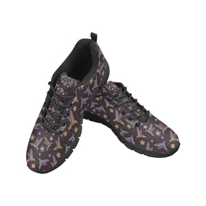 Hummingbird Pattern Print Design 04 Women's Sneaker Shoes