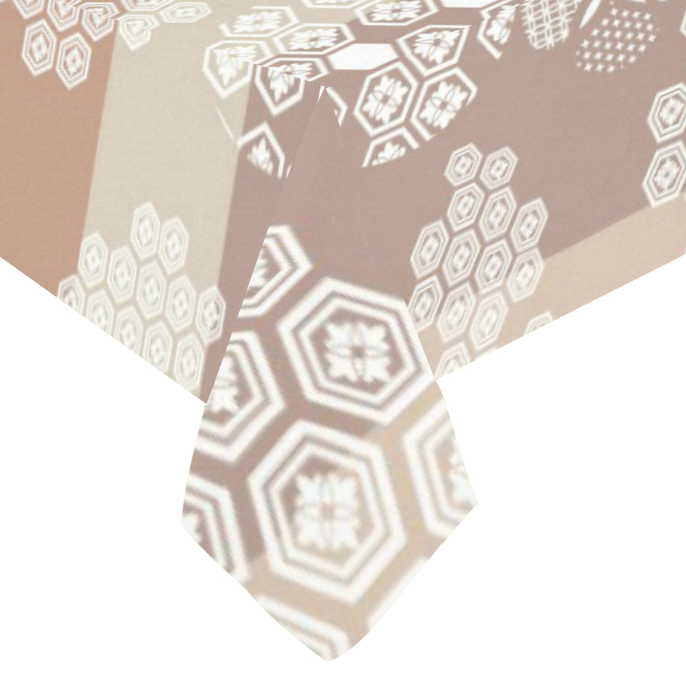 Beautiful hexagon japanese pattern Tablecloth