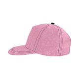 Sweet candy pink background All Over Print Snapback Cap