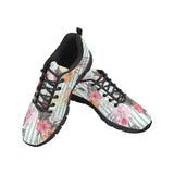 Colorful orchid flower pattern Men's Sneaker Shoes