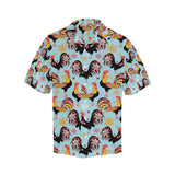 Rooster chicken cock snowfalke Men's All Over Print Hawaiian Shirt