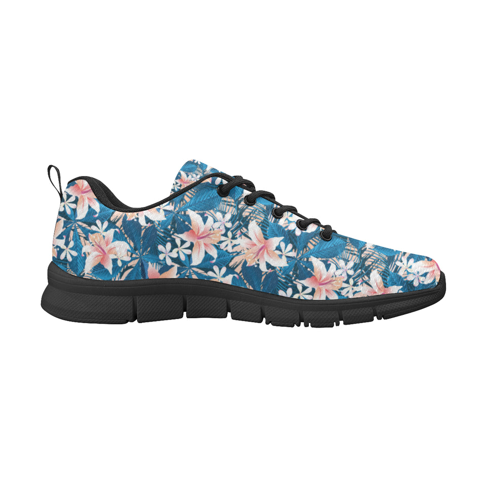 Hibiscus Pattern Print Design 02 Women's Sneaker Shoes
