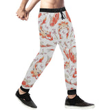 Watercolor fancy carp pattern Unisex Casual Sweatpants