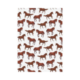 Horses running pattern background House Flag Garden Flag