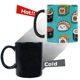 Cute sushi pattern Morphing Mug Heat Changing Mug