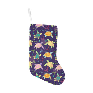 Colorful sea turtle pattern Christmas Stocking