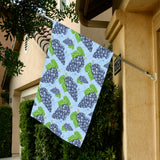 Watercolor grape pattern House Flag Garden Flag