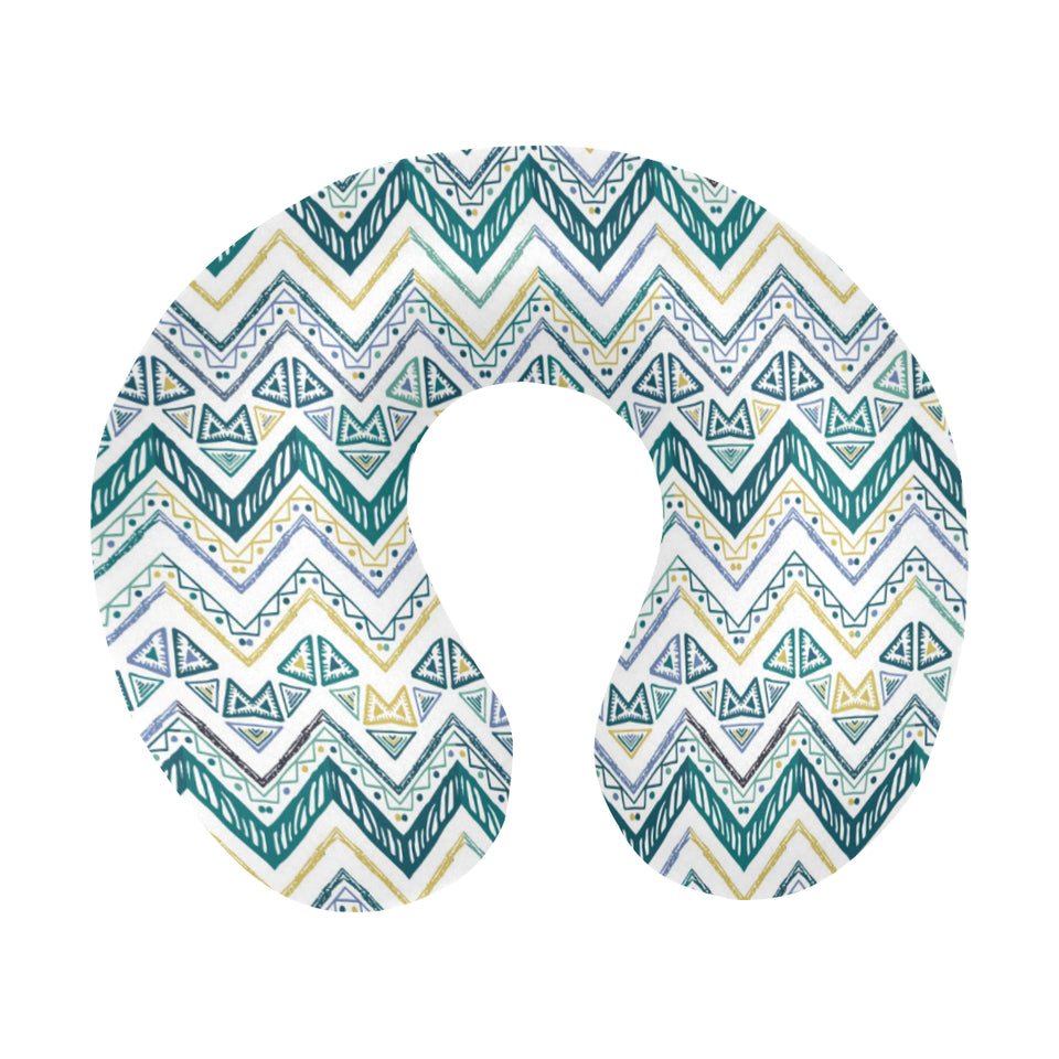 zigzag  chevron paint design pattern U-Shaped Travel Neck Pillow