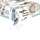 lama Alpaca cactus hand drawn pattern Tablecloth