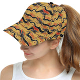 Kangaroo Australian aboriginal art pattern All Over Print Snapback Cap