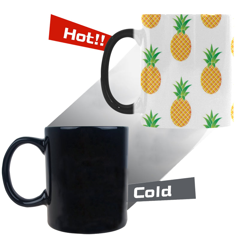Pineapples pattern Morphing Mug Heat Changing Mug