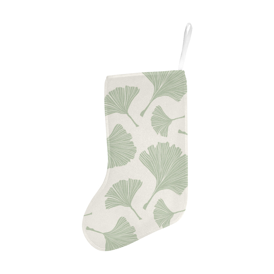 Ginkgo leaves pattern Christmas Stocking