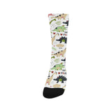 Cute dinosaurs pattern Crew Socks