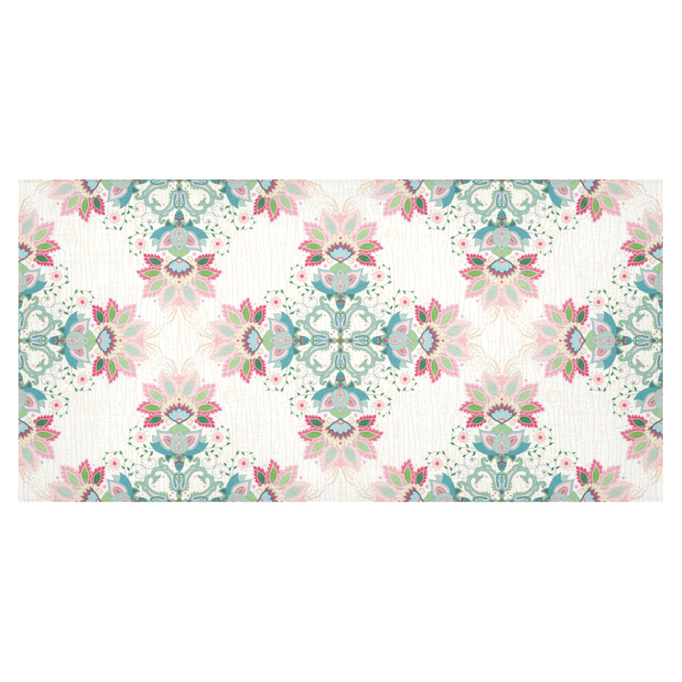 Square floral indian flower pattern Tablecloth