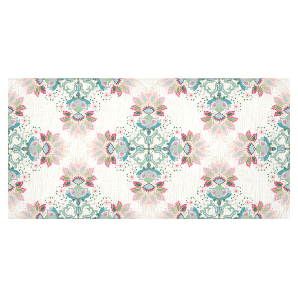 Square floral indian flower pattern Tablecloth
