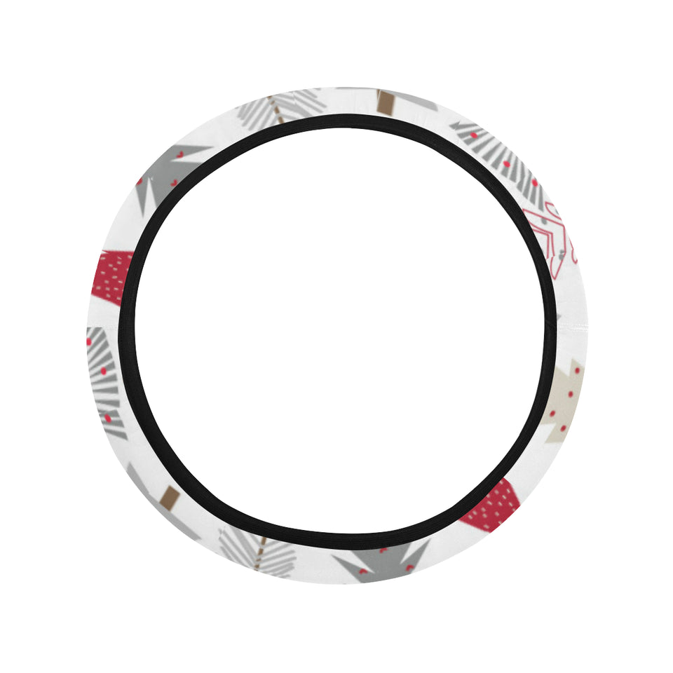 Cute Christmas tree pattern Car Steering Wheel Cover