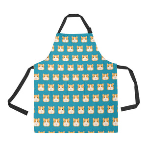 Guinea Pig Pattern Print Design 03 All Over Print Adjustable Apron