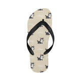Cute Siberian Husky Unisex Flip Flops
